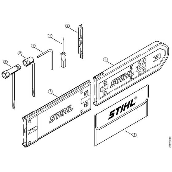 Genuine Stihl MS441 C-M / R - Tools, Extras