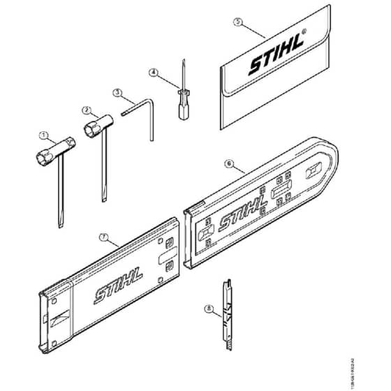 Genuine Stihl MS461 / N - Tools, Extras