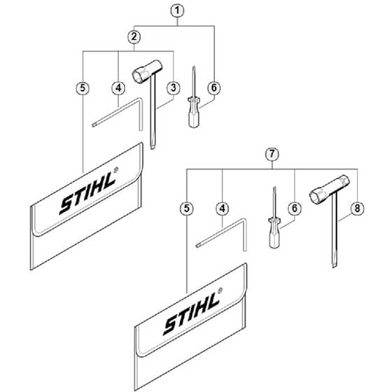 Genuine Stihl MS661 / T - Tools, Extras