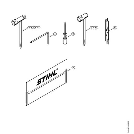 Genuine Stihl MS 362 C-M-V-group