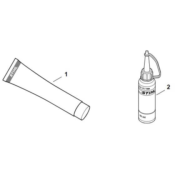 Stihl MSA70.0 C-B - Miscellaneous Lubricants And Greases - Parts Diagram
