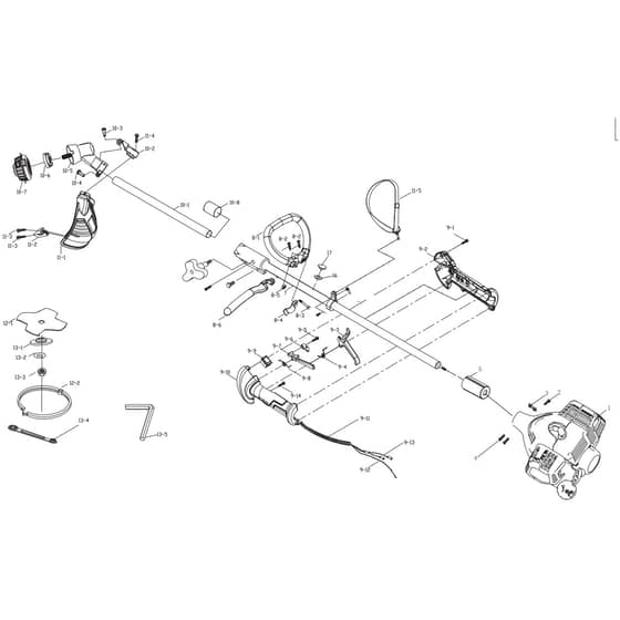 McCulloch MT305 CPS 9671535-02 - 2013-02 - Main Assy (2) Parts Diagram