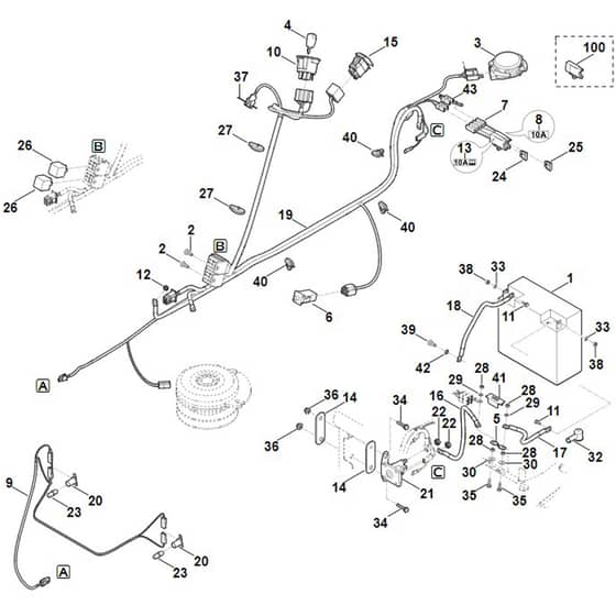 Viking MT4112.0 S - Electric Equipment - Parts Diagram