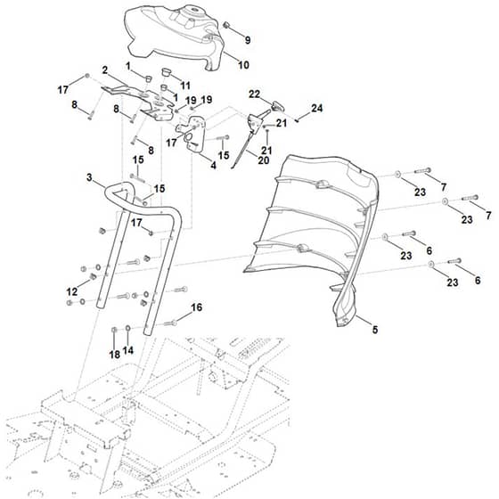 Viking MT5097.0 K - Dashboard - Parts Diagram