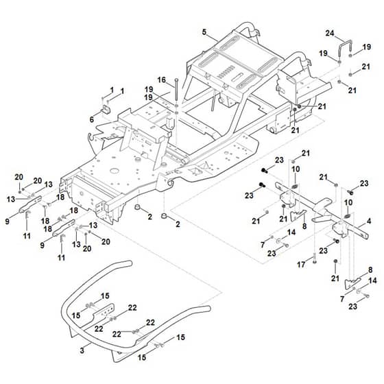 Viking MT5097.0 Z - Frame - Parts Diagram