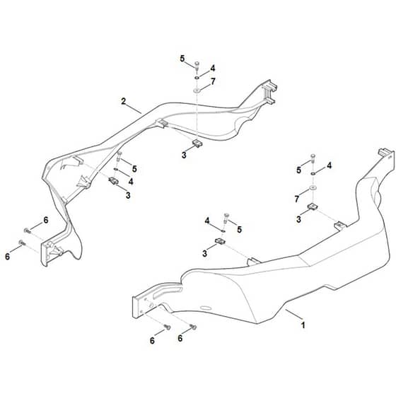 Viking MT5097.0 Z - Protective Cover, Mowing Deck - Parts Diagram