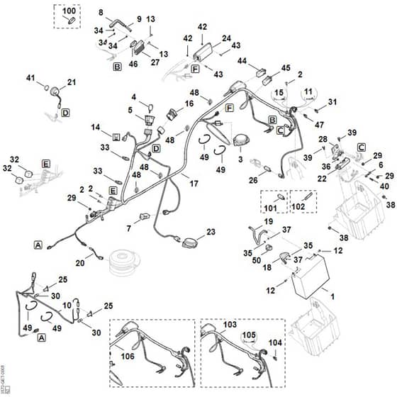 Viking MT5097.1 C - Electric Equipment - Parts Diagram