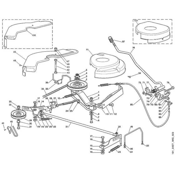 Viking MT545 - Mowing Deck - Parts Diagram
