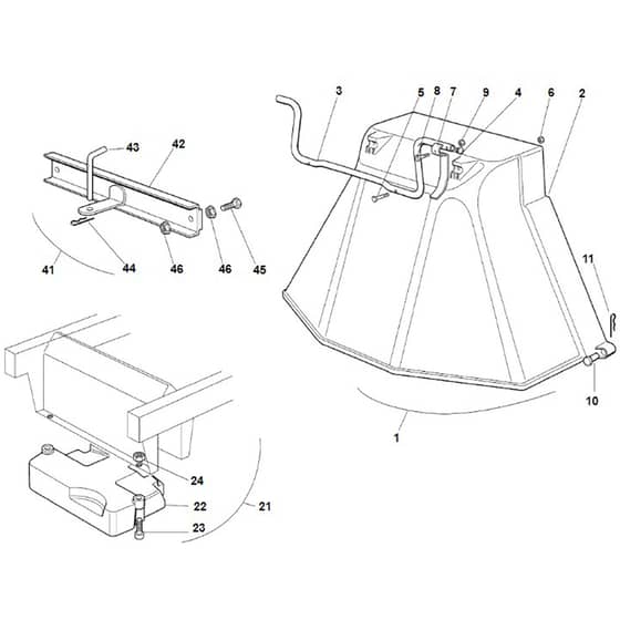 Viking MT580 - Accessories - Parts Diagram