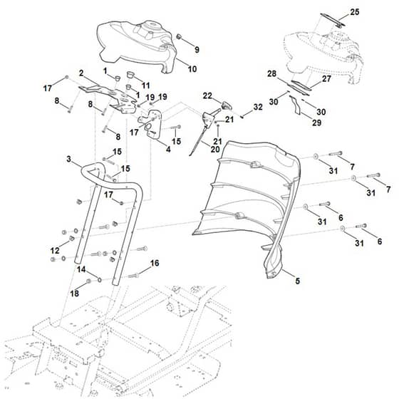 Viking MT6112.0 C - Dashboard - Parts Diagram