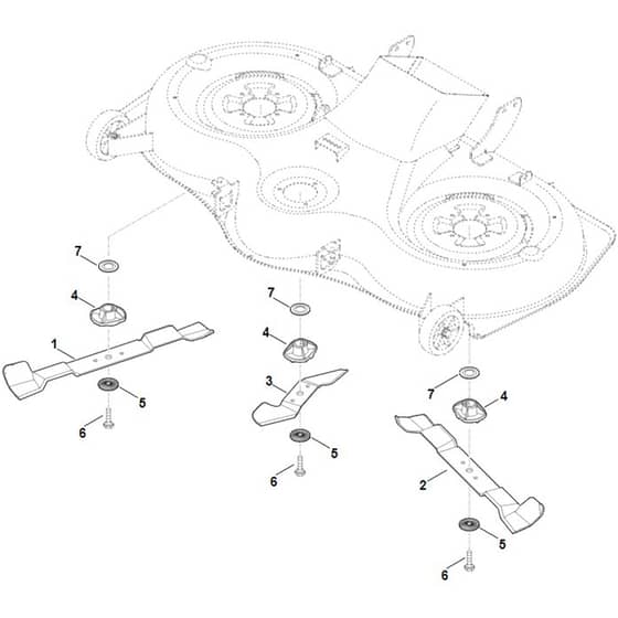 Viking MT6127.0 KL - Blade - Parts Diagram