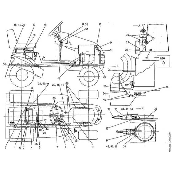 Viking MT640 (1996) - Electric Equipment - Parts Diagram