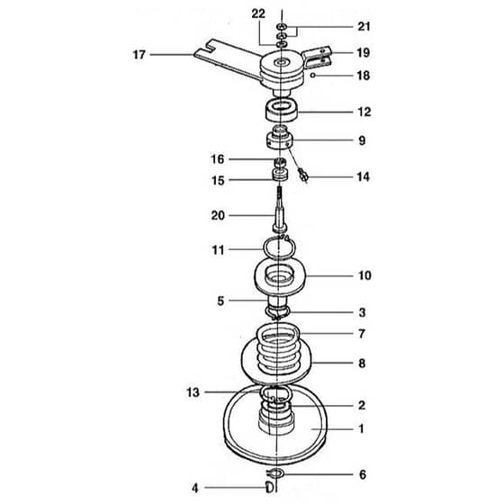 Viking MT640 (1997) - Clutch - Parts Diagram