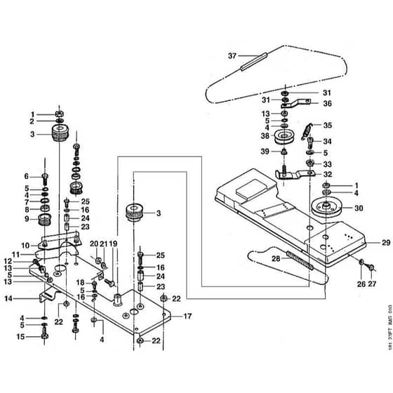 Viking MT640 (1997) - Mowing Deck - 2 - Parts Diagram