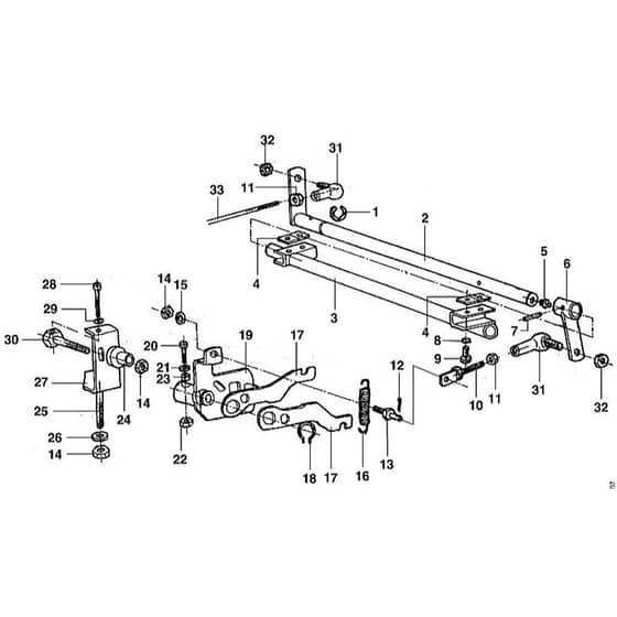 Viking MT680 - Shifting - 2 - Parts Diagram