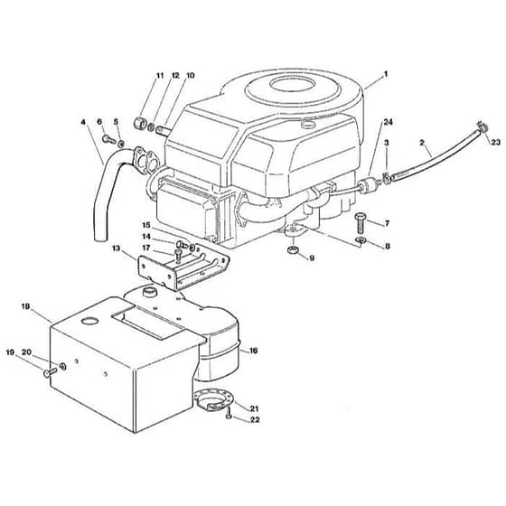 Viking MT780 (1999) - Engine - Parts Diagram