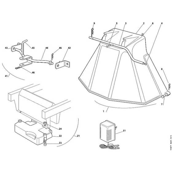 Viking MT780 - Accessories - Parts Diagram