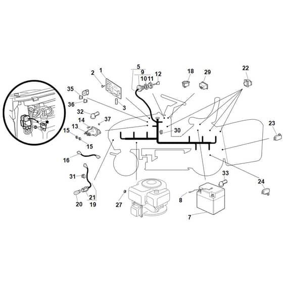 Viking MT785 - Electric Equipment - Parts Diagram