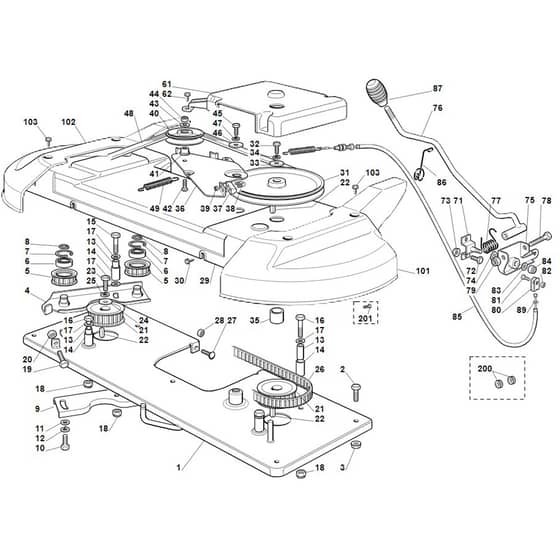 Viking MT785 S - Mowing Deck - Parts Diagram