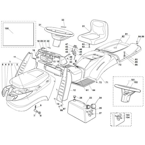 Viking MT795 - Cover - Parts Diagram