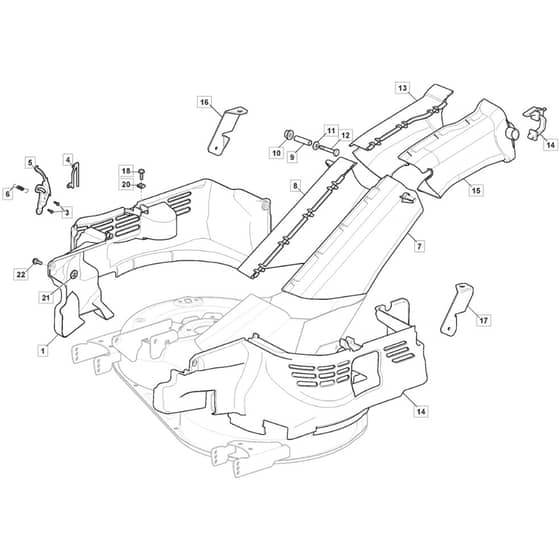 MTF 1538H - 2022-2023 - 2T2620483/MTF - Mountfield Ride On Mower Belt Protection Diagram