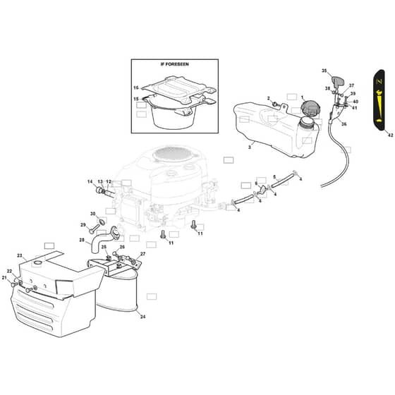 MTF 1538H - 2022-2023 - 2T2620483/MTF - Mountfield Ride On Mower Engine Diagram