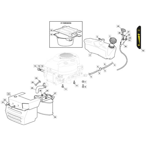 MTF 84 H - 2022-2023 - 2T2100403/CAS - Mountfield Ride On Mower Engine Diagram