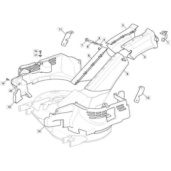 MTF 84 M - 2022-2023 - 2T2005403/CAS - Mountfield Ride On Mower Guards Diagram