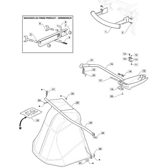 MTF 84 M - 2022-2023 - 2T2005403/CAS - Mountfield Ride On Mower Options Diagram
