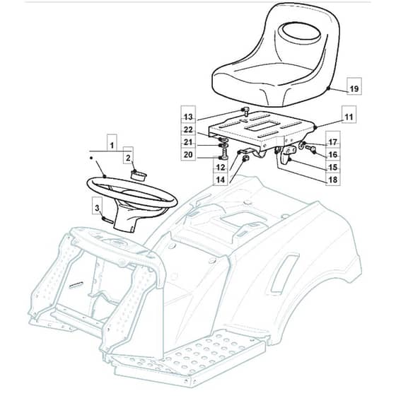 MTPH 14_92 H - 2008 - 299964433/MF8 - Mountfield Ride On Mower Seat Diagram