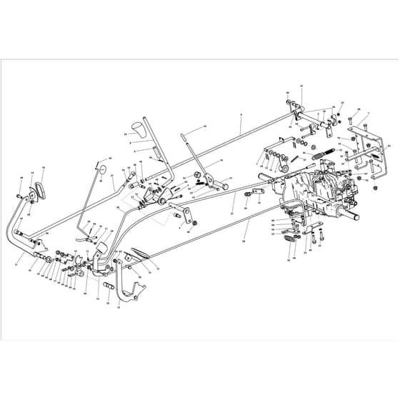 MULCHER 92 PRO 4WD KW - 2025 - Bertolini Ride On Mower Transmission 02 Diagram