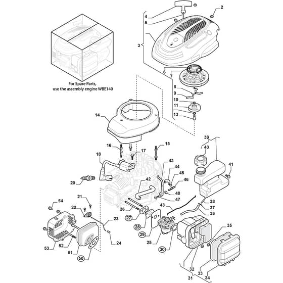 MULTICLIP 47 - 2019-2025 - 298471048/ST1 - Stiga Rotary Mower Carburettor Tank Diagram