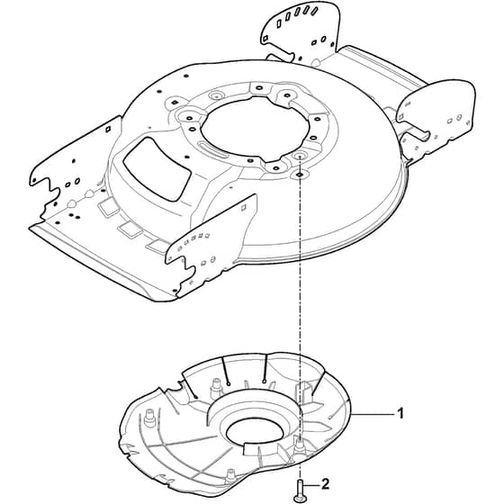 MULTICLIP 47 BLUE - 2015-2018 - 298471048/S15 - Stiga Rotary Mower Protection Belt Diagram