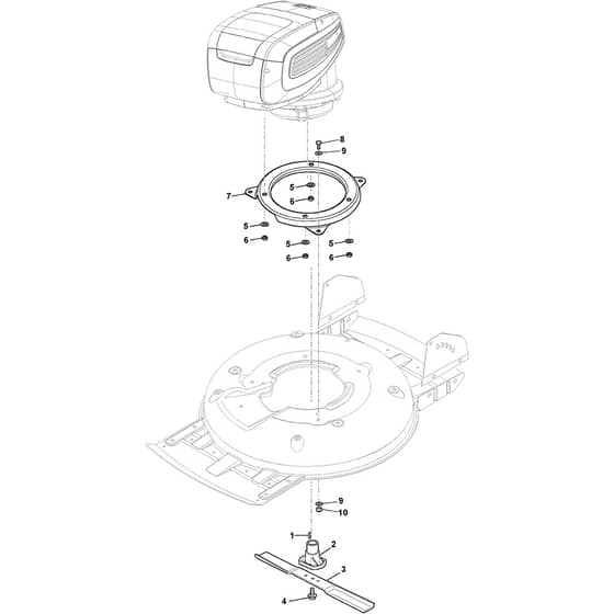 MULTICLIP 750 S AE - 2021 - 291503178/ST1 - Stiga Rotary Mower Blade Diagram