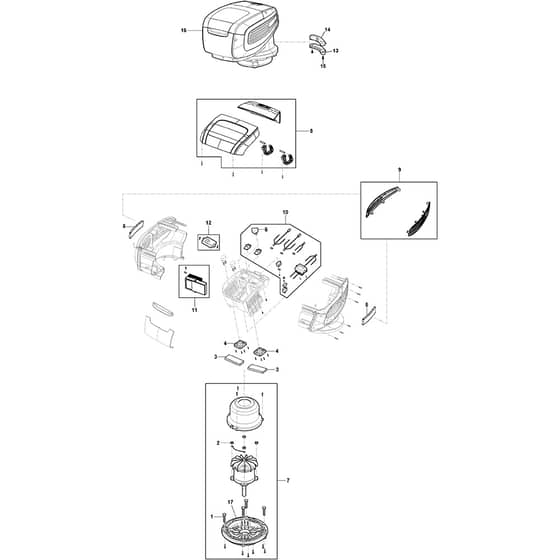 MULTICLIP 950e V - 2022 - 291503098/ST2 - Stiga Rotary Mower Electric Motor Diagram