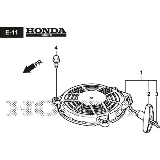 MULTICLIP PRO 50 SX H - 2019-2021 - 291502138/ST1 - Stiga Rotary Mower Recoil Starter Diagram