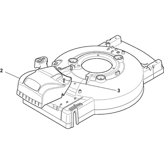 MULTICLIP PRO 51 S - 2010 - 293532028/STG - Stiga Rotary Mower Protection Belt Diagram