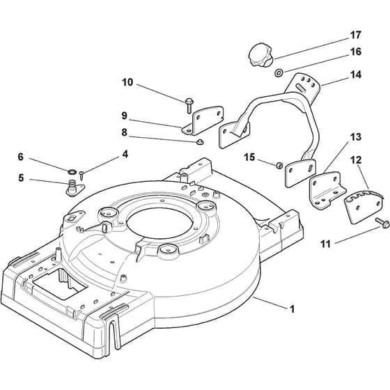 MULTICLIP PRO 53 4S - 2010-2011 - 293533038/S10 - Stiga Rotary Mower Deck and Height Adjusting Diagram