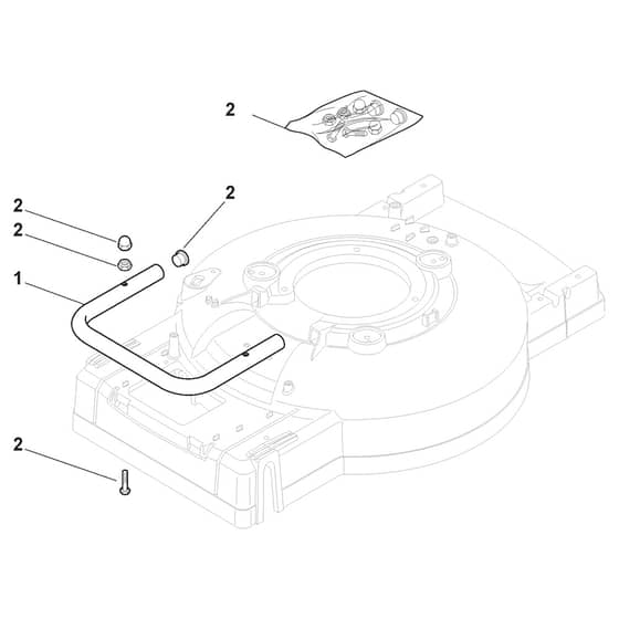 MULTICLIP PRO 53 S B - 2014-2017 - 293532028/S14 - Stiga Rotary Mower Mask Diagram