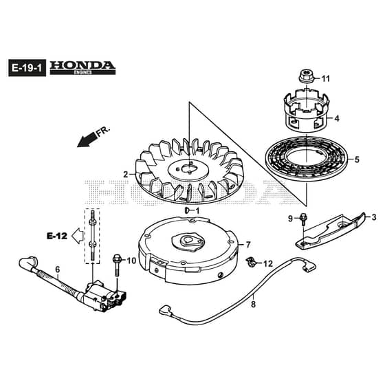 MULTICLIP PRO 53 SV - 2015-2018 - 293533038/S14 - Stiga Rotary Mower Flywheel 02 Diagram