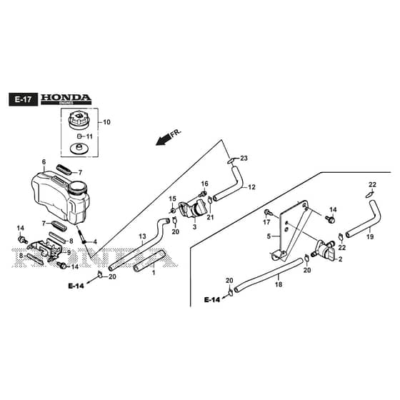MULTICLIP PRO 53 SVX H - 2020 - 293533038/ST2 - Stiga Rotary Mower Fuel Tank Diagram
