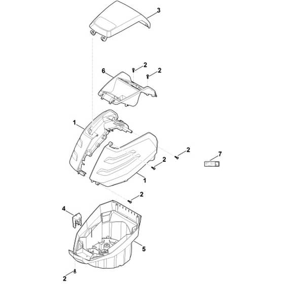 Stihl MVP 850.0 - Housing - Parts Diagram
