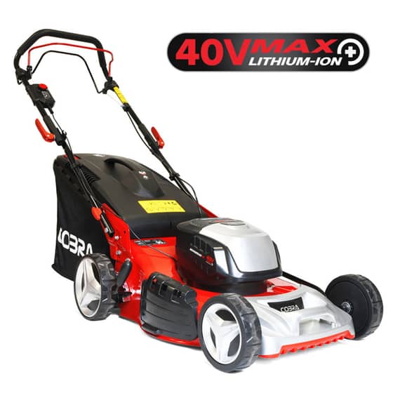 Cobra 18" (46cm) 40v Li-Ion Max+ Cordless Self-Propelled Lawnmower Kit - MX460S40V