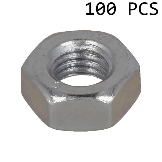 M10 Plain Nut, Pack of 100