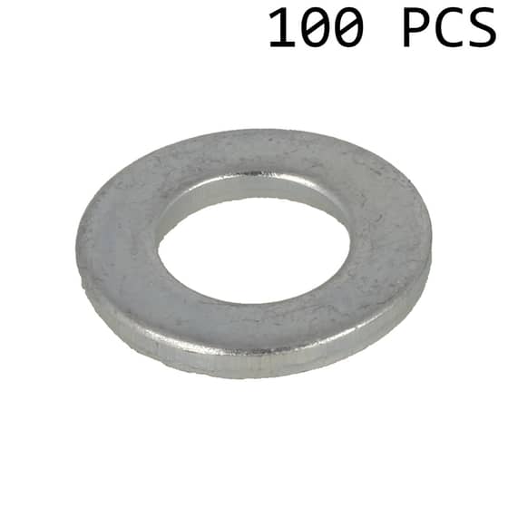Genuine Forgefix M10 Flat Washer, Bag of 100