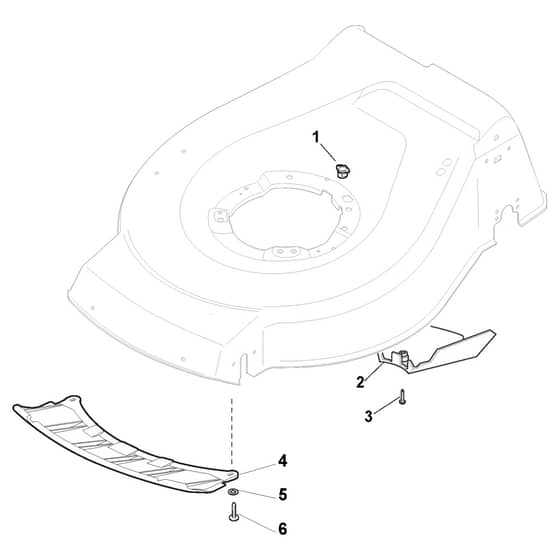 NTL 484 TR-H - 2015-2017 - 299482033/15 - Castel Garden Rotary Mower Protection Belt Diagram