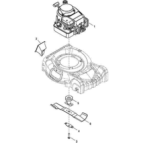 Snapper NX90V 2691242-00 Engine and Blade Group