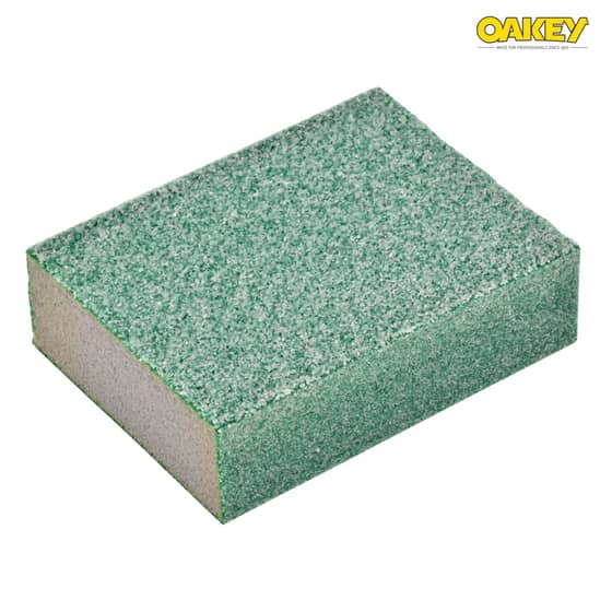 Oakey Liberty Green Sanding Block Medium/Coarse (1) - 63642558595