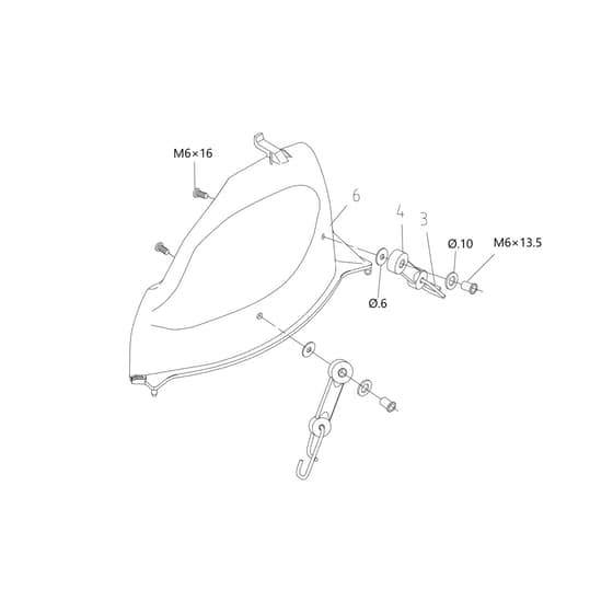 OM 109L/19 K V - 2025 - Oleo-Mac Ride On Mower Mulching Kit Diagram