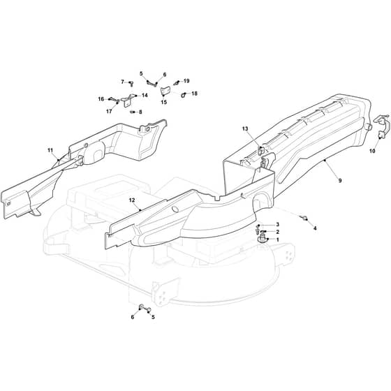 OM 123/22 V - 2021 - Oleo-Mac Ride On Mower Guards Diagram